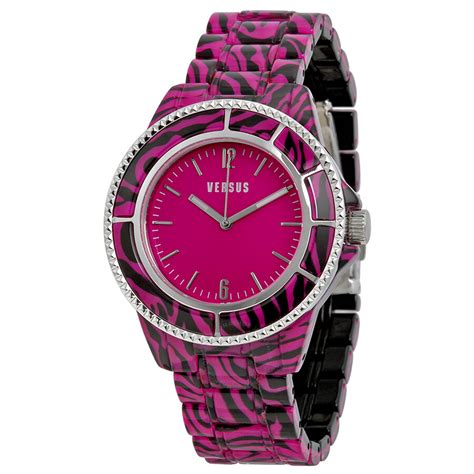 hot pink versace watch|Versace watches for women sale.